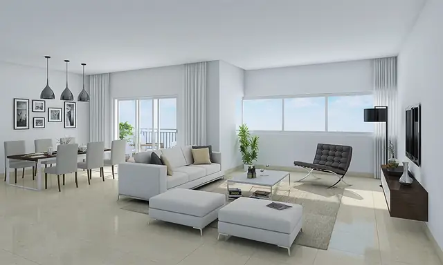 Sample dining area
